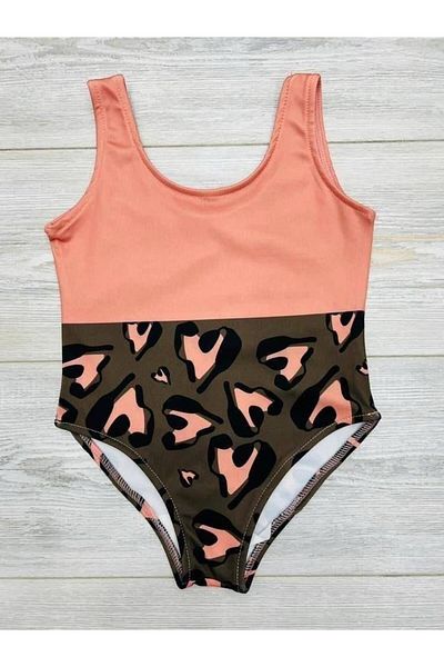 Yalçınoğlu Kids Girls' Swimsuit Set I Patterned and Printed Swimsuit Set for Girls I Quick Dry