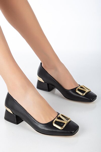 SUİNS SHOES Pantofi Suins Arya pentru damă, cu toc mediu, cu cataramă în V