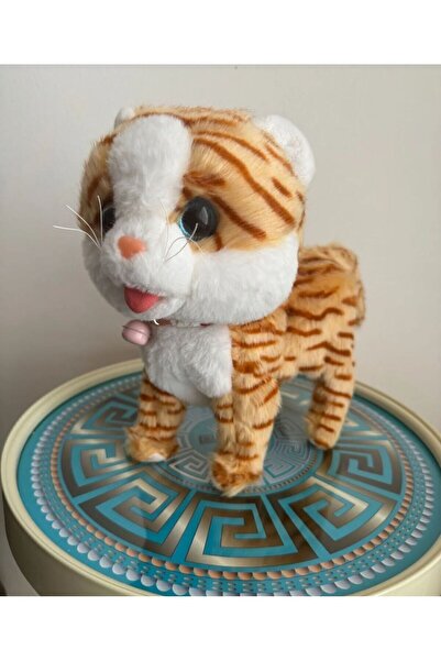Happy Toys Müzikli yürüyen ses tekrarı yapan dokununca miyavlayan sese duyarl...
