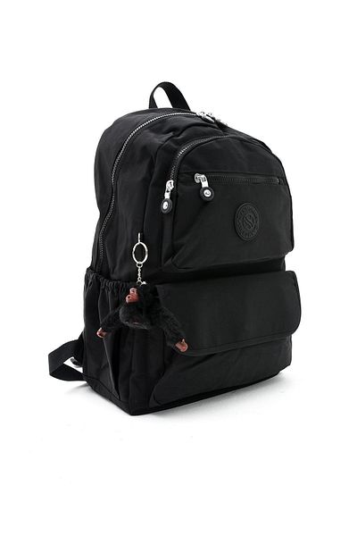 Sanmorris Unisex Μαύρο Αδιάβροχο Σακίδιο Laptop μεγάλου μεγέθους - Για το σχολείο και τα ταξίδια