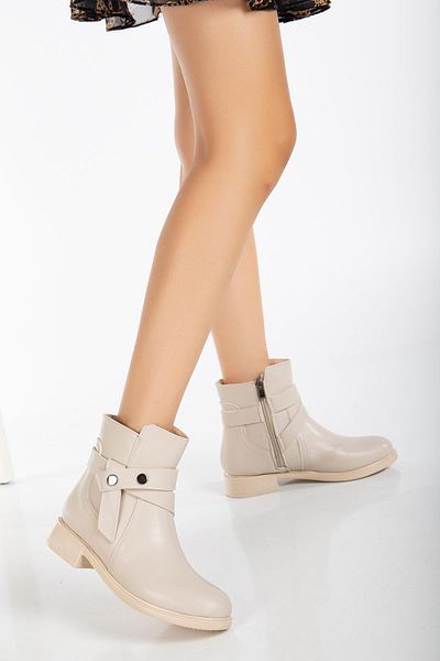 SUİNS SHOES Γυναικείες κοντές μπότες Suins Lenie με φερμουάρ
