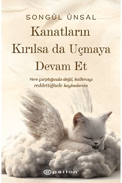 Epsilon Yayınevi Kanatların Kırılsa da Uçmaya Devam Et + Okuma Sticker'ları