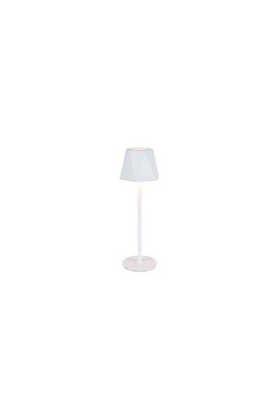 V-TAC Lampă De Masă Led Tactila Reîncărcabilă 3 În 1, Albă, 130x372mm