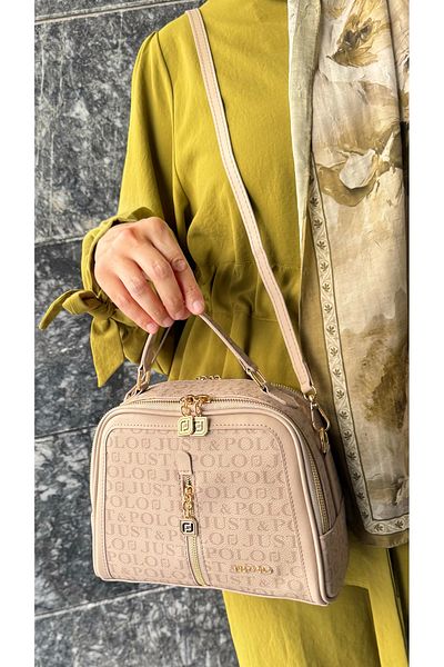 Just Polo JP Just Polo Women's 4-Section Shoulder and Crossbody Bag