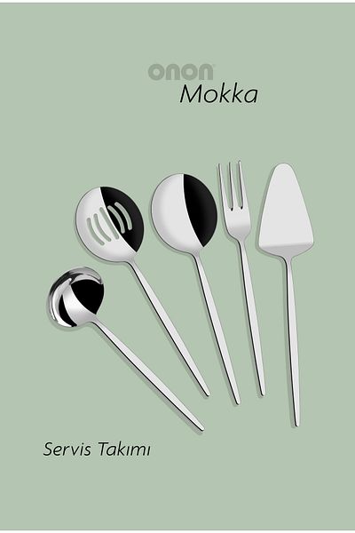 on-on 18/10 Mokka Service Set