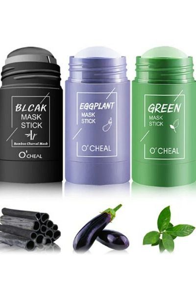 MACON Aloe Vera Green Tea 40 ml Deep Cleansing Pore Shrinking and Blackhead Removing Facial Mask Stick - E