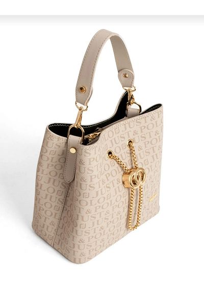 Just Polo JP Original Women's Stone 4 Compartment Hand and Shoulder Bag