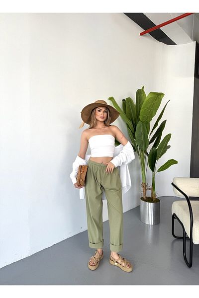 Dechers Pantaloni de in pentru femei Jemmy W305