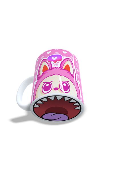 EDESİNG Labubu Ceramic Mug Cup