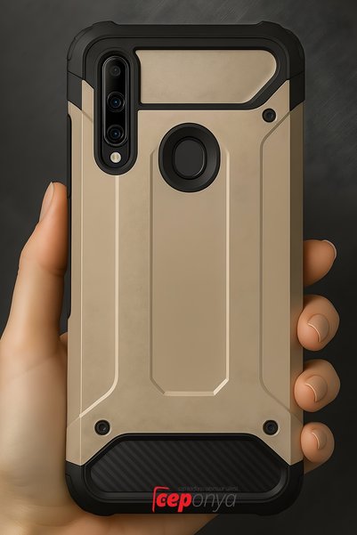 Musal P40 Lite E Case Armor Hybrid Armor Protection Cover with Camera Protection
