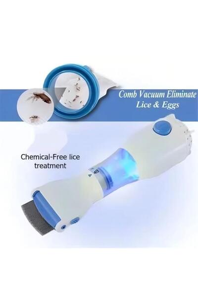 Generic Electric Flea Comb White/blue