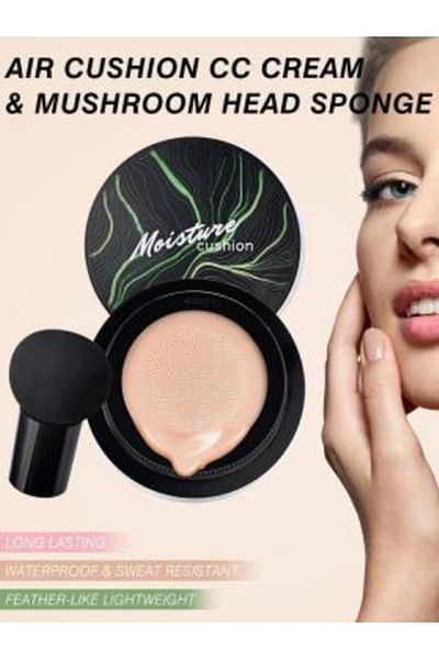 MACON GT Waterproof CC Cream Mushroom Head Makeup Brush for Mature Skin Moisturizing Concealer Brighten Lo