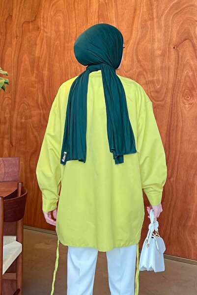 lamelif Oversize Shirt Oil Green