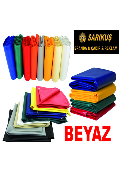 KAYA PLASTİK 350 x 750 Cm Pvc 650 gr Kalın polyester pvc Tır Brandası , Korum...