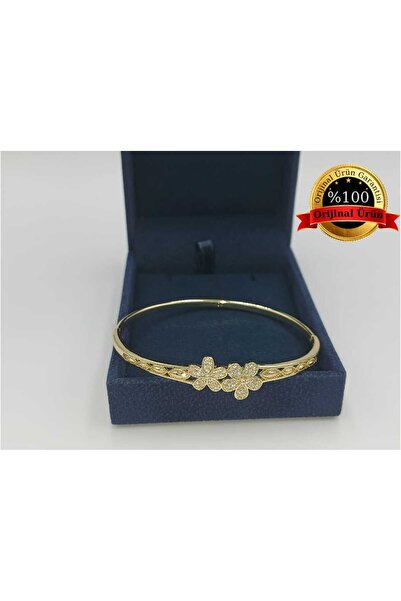XUPING JEWELRY Xupıng Çelik Altın Renk Kelepçe Bilezik 60 Mm