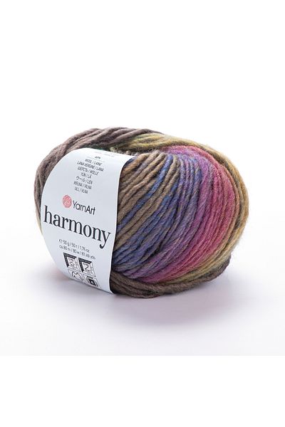 Yarnart Harmony - Μαρμάρινο Χειροποίητο Πλεκτό Νήμα Ebruli-a5
