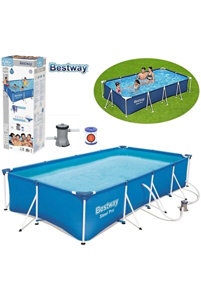 BESTWAY 56424 Steel Pro Prefabrik Havuz 400x211x81cm 220v Jtrd56424