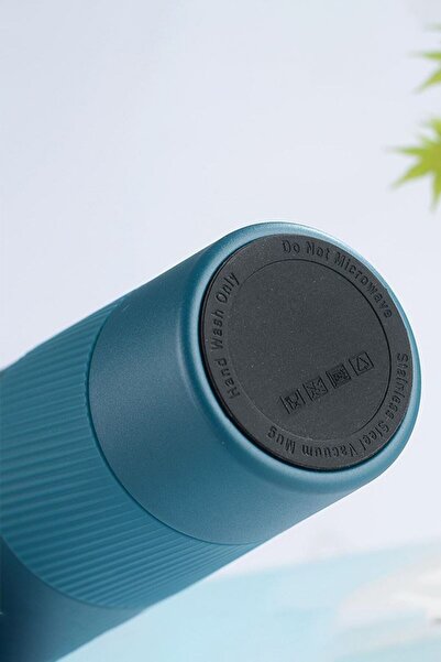 Weather Forecast 304 L Lockable Steel Matte Blue 510 ml Coffee Thermos Mug cin405mv