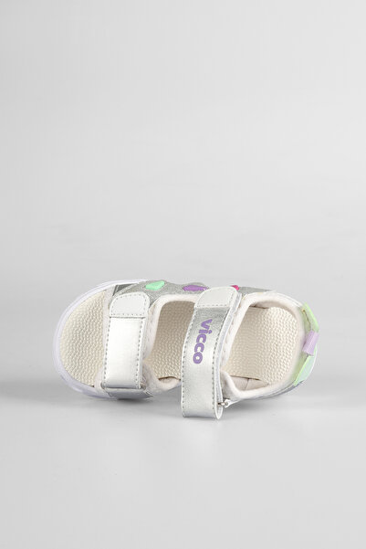 Vicco Hilda White Lighted Baby Girl Sandals