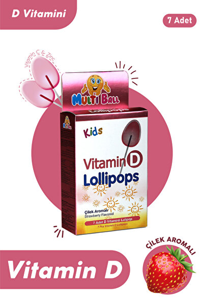 Multiball Kids Vitamin D Lolipop