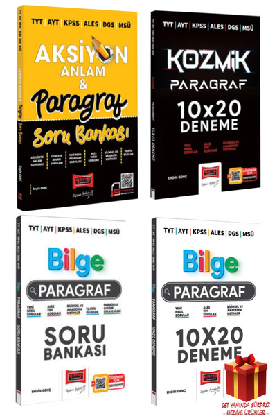 Yargı Yayınları Paragraf Soru Bankası+Paragraf Deneme Seti+Hediye