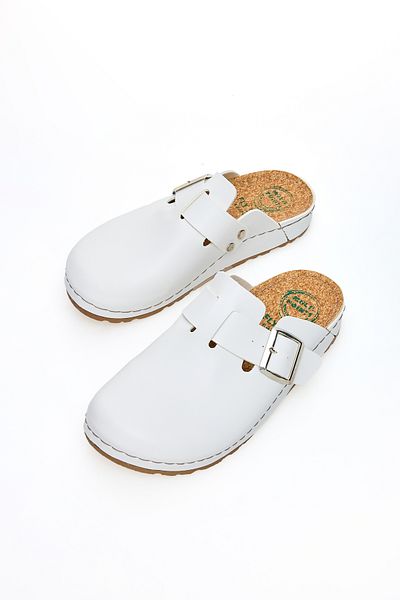 XJIM Unisex Λευκή αγκράφα 7 πόντων Ανατομική Σόλα Άνετες Παντόφλες Sabo