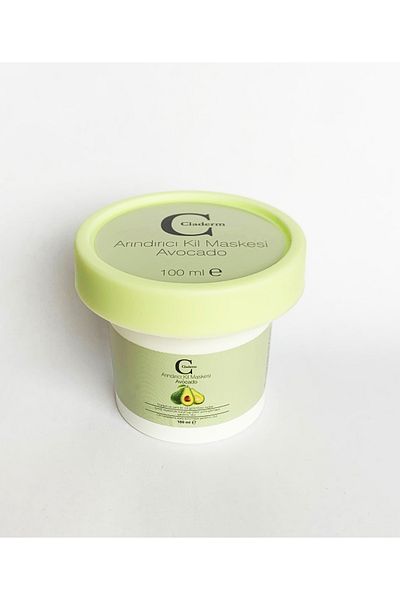 Claderm 100ml Avocado Bucket Clay Mask