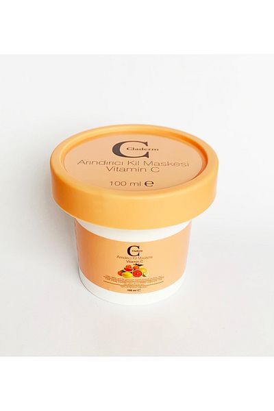 Claderm 100 ml Bucket Clay Mask – Vitamin C
