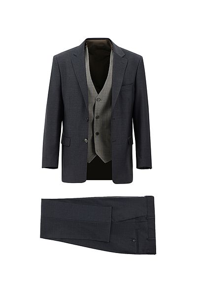 Abdullah Kiğılı Relax Fit Relax Cut Woolen Combination Vest Suit