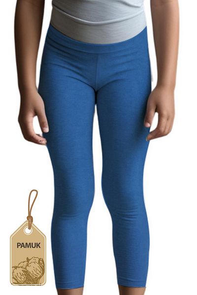 TWOO KİDS Leggings lungi din bumbac, confortabili, de vară, sezoniere, anti-transpirație, albastru lycra