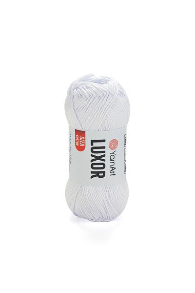 Yarnart Luxor - Πλεκτό Νήμα Χειροποίητο Λευκό-1200