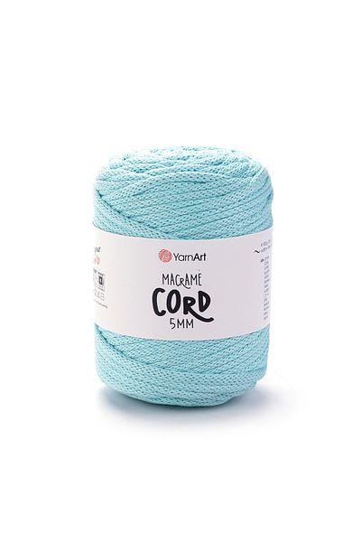 Yarnart Κορδόνι Macrame 5 mm - Μακραμέ Χειροποίητο Νήμα Πλεκτομηχανής Ανοιχτό Μπλε-775