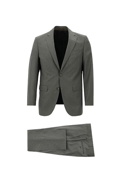Abdullah Kiğılı Italian Classic Striped Wool Suit