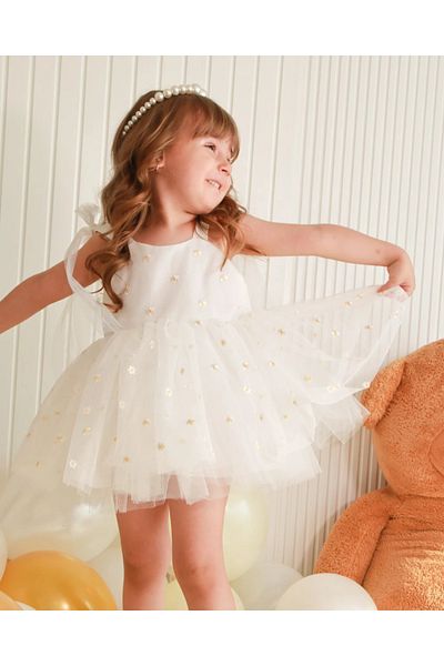 aysskids Silvia Daisy Girl's Dress