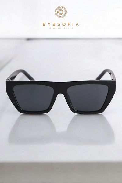 Eyesofia Pera Unisex Black New Season Popular Sunglasses