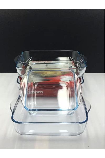Paşabahçe 159209 Pyrex Oven Dish 3 Pieces