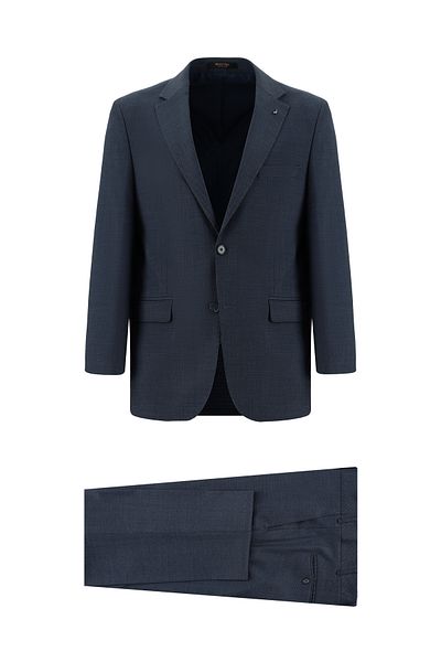 Abdullah Kiğılı Classic Patterned Wool Suit