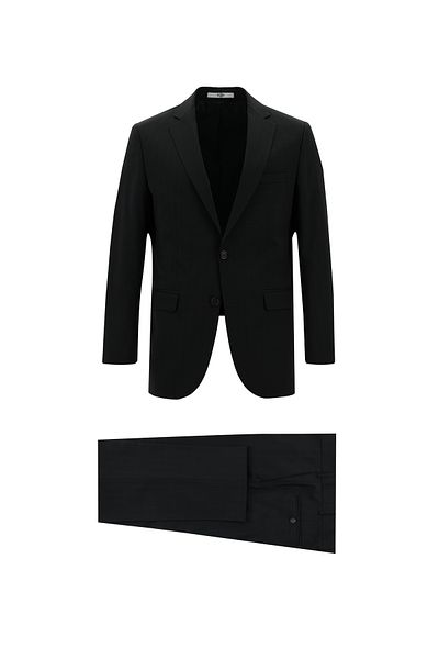 Abdullah Kiğılı Classic Patterned Wool Suit