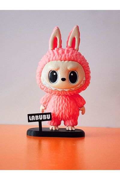 rmys Labubu Figure Toy - with Stand