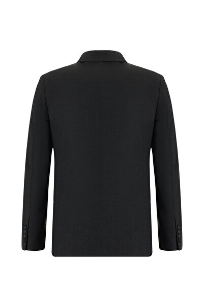 Kiğılı Slim Fit Dar Kesim Yünlü Kruvaze Takım Elbise