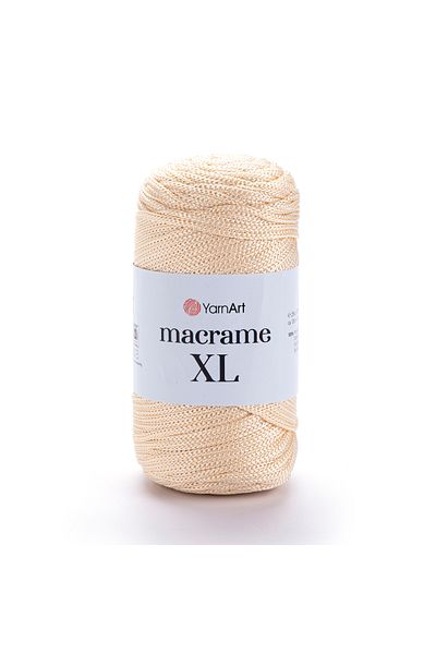 Yarnart Macrame Xl - Μακραμέ Χέρι Πλεκτό Νήμα Dark Cream-165