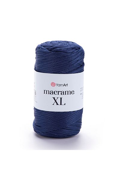 Yarnart Macrame Xl - Ață de tricotat manual Macrame Bleumarin-162