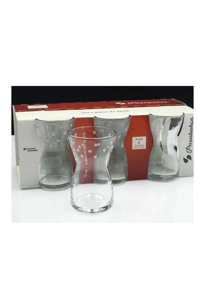 Paşabahçe 42991 Irmak Nokta Çay Bardağı 125 cc 6'lı