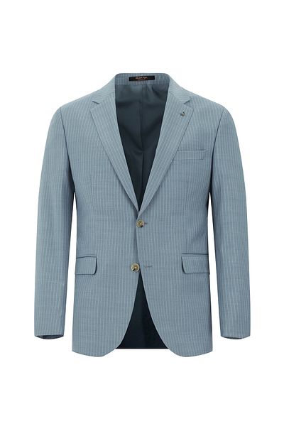 Abdullah Kiğılı Classic Striped Slim Fit Woolen Suit