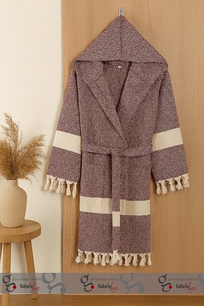 Fabric Box Halat de baie Peshtemal din bumbac natural 100% / halat de baie / prosop de plajă