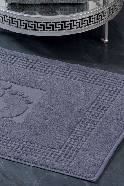 VAROL 2 Pieces Colorful Bath Mat Foot Towel 50x70