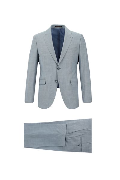 Abdullah Kiğılı Slim Fit Slim Fit Wool Classic Suit