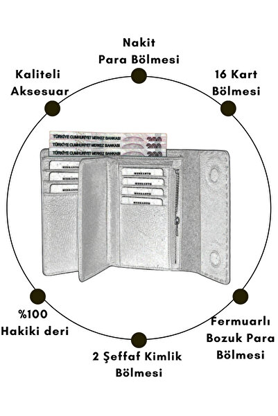 Meskanto Mini Clarice Genuine Leather Women's Wallet