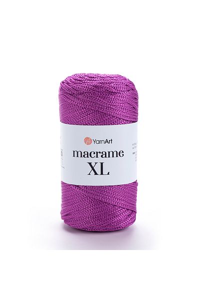 Yarnart Macrame Xl - Μακραμέ Χειροποίητο Νήμα Πλεξίματος Μωβ-161