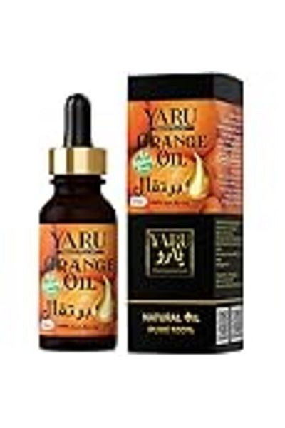 yaru natural Natural Orange Oil by Yaro - For Food, Hair, Body & Face - 30 ml